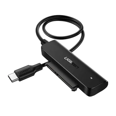 Adapter UGREEN av144 usb-c 3.0 do dysku sata 2.5", 50cm (czarny)