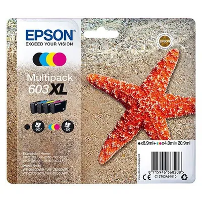 Epson oryginalny ink / tusz c13t03a64010, 603xl, cmyk, 1x8.9ml + 3x4ml, EPSON expression home xp-2100, 2105, 3100, 3105 wf-2310