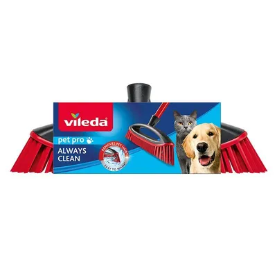 Szczotka do zamiatania sierści i włosów Vileda pet pro bez drążka always clean vi173814