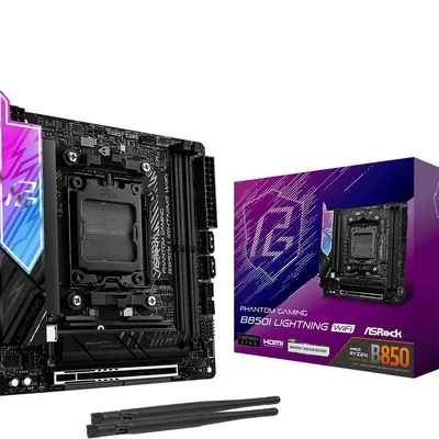 Asrock płyta główna b850i lightning wifi am5 2ddr5 itx