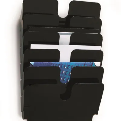 Zestaw pojemników na dokumenty a4 DURABLE flexiplus 1700014061 czarny 6szt