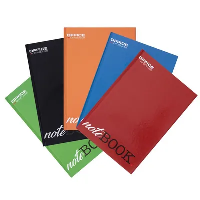 Brulion a4 OFFICE PRODUCTS linia twarda oprawa 96kart