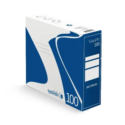 Pudło archiwizacyjne 330x100x290mm VAUPE system 435/03 niebieskie