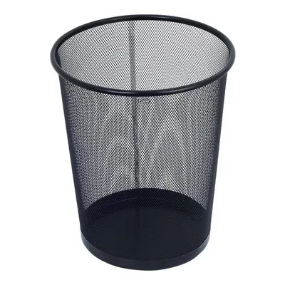Kosz na śmieci metalowa siatka 19l Grand gr-018 120-1332 okrągły czarny