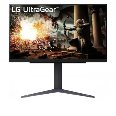 Lg electronics monitor 27 cali 27gs75q-b qhd ultragear 200hz, 1ms, 300cd, pivot, has