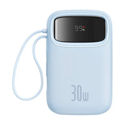 Powerbank Baseus qpow 2 10000mah 30w 2xusb-c (niebieski)