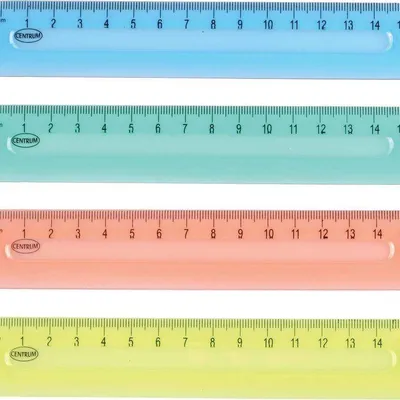 Linijka plastikowa 15cm CENTRUM 80725