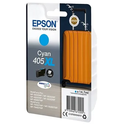 Epson oryginalny ink / tusz c13t05h24010, 405xl, cyan, 1x14.7ml, EPSON wf-7835dtwf, wf-7830dtwf, wf-7840dtwf, wf-4830dtwf