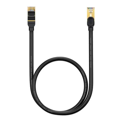Kabel sieciowy Baseus ethernet rj45, 10gbps, 0,5m (czarny)