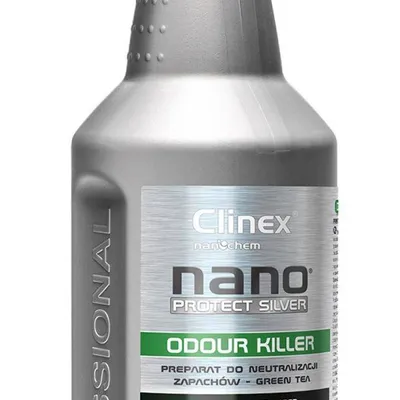 Preparat do neutralizacji zapachów CLINEX nano protect silver odour killer green tea 1l