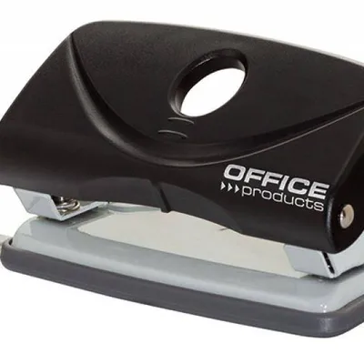 Dziurkacz plastik OFFICE PRODUCTS czarny 10 kart