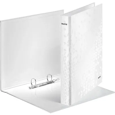 Segregator a4 laminowany LEITZ wow 40mm 42410001 biały
