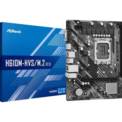 Asrock płyta główna h610m-hvs/m.2 r2.0 s1700 2ddr4 d-sub/hdmi matx