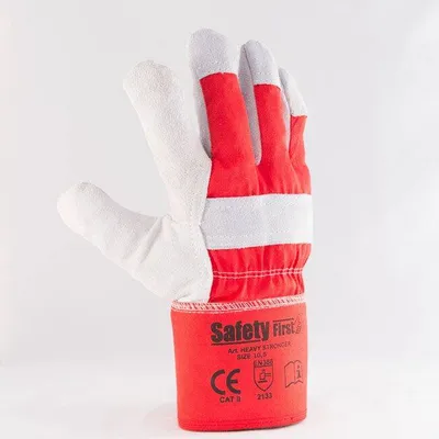 Rękawice ochronne wzmocnione SAFETY FIRST safety heavy stronge xl 2szt