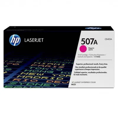 Hp oryginalny toner ce403a, magenta, 6000s, HP 507a, hp laserjet enterprise 500 color m551, o