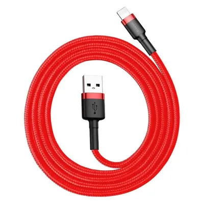 Kabel lightning usb Baseus cafule 2a 3m (czerwony)