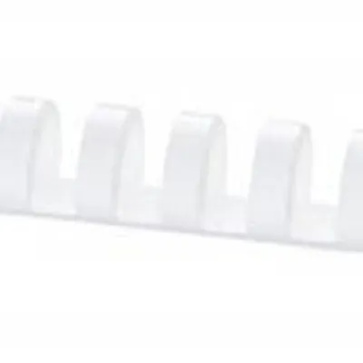 Grzbiet plastikowy 16mm (145 kartek) OFFICE PRODUCTS biały 100 szt.