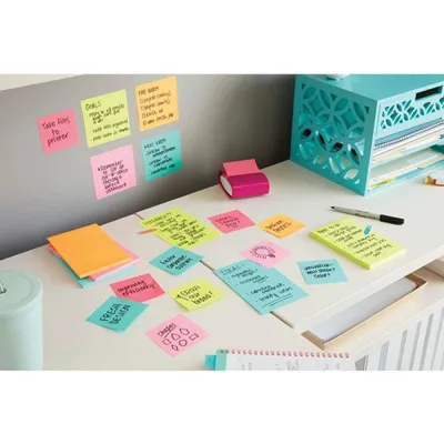 Karteczki samoprzylepne cosmic, 76x127mm 3M post-it® super sticky 6x90 kart