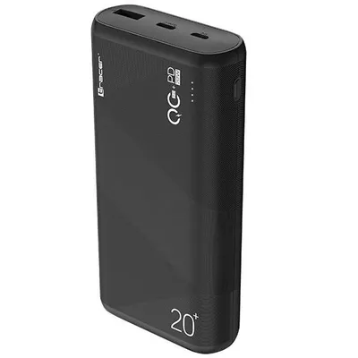 Tracer powerbank amos 20000mah qc3.0-pd20w bk czarny