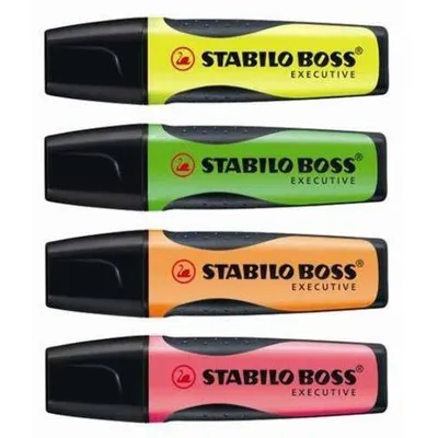 Zakreślacz STABILO boss executive 73/4 mix*4 4szt.