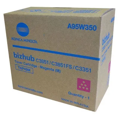 Toner oryginalny minolta tnp49m a95w350 magenta 12000 stron