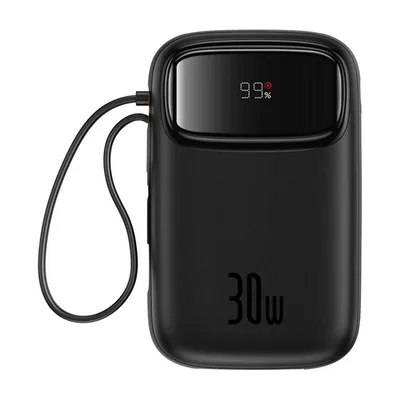 Powerbank Baseus qpow 2 10000mah 30w 2xusb-c (czarny)