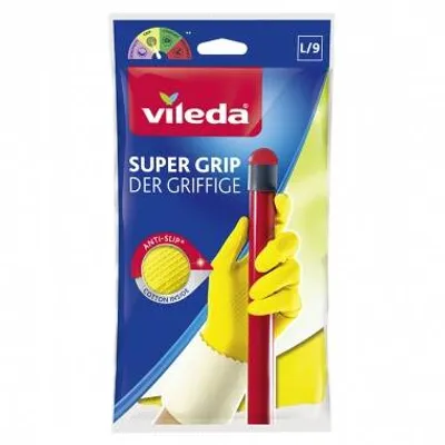 Rękawice gumowe Vileda super grip vi166775 l