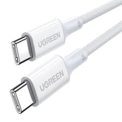 Kabel usb-c do usb-c UGREEN 15268, 1,5m (biały)