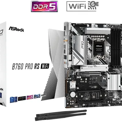 Asrock płyta główna b760 pro rs wifi s1700 4ddr5 dp/hdmi m.2 atx