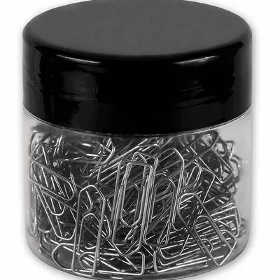 Spinacze trójkątne 26mm VICTORY OFFICE PRODUCTS 63t26sm250 metalowe w słoiku małym 250szt