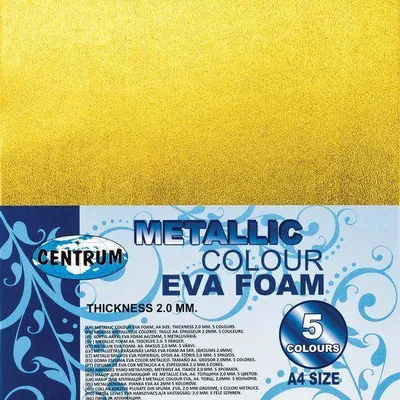 Pianka samoprzylepna a4 CENTRUM eva 88084 mix*5