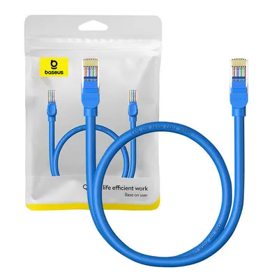Kabel sieciowy Baseus ethernet rj45, cat.6, 0,5m (niebieski)