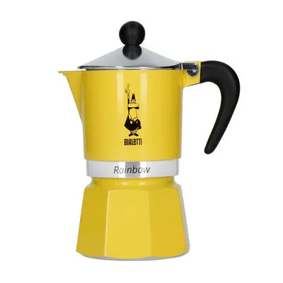 Kawiarka Bialetti rainbow 3tz żółta