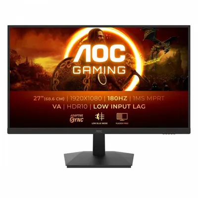 Aoc monitor 27g15n2 27 cali fast va 180hz hdmi dp