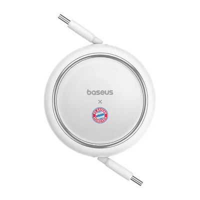 Baseus kabel ładowania usb-c do usb-c 100w (biały) edycja bayern