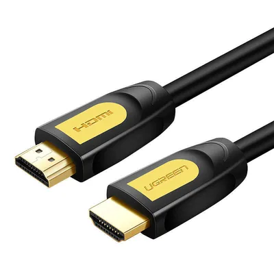 Kabel hdmi 2.0 UGREEN hd101, 4k 60hz, 0,75m (czarno-żółty)