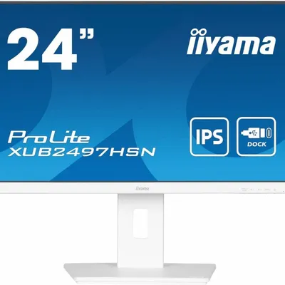 Iiyama monitor 24 cale xub2497hsn-w1 ips,usb-c dock,hdmi,dp
