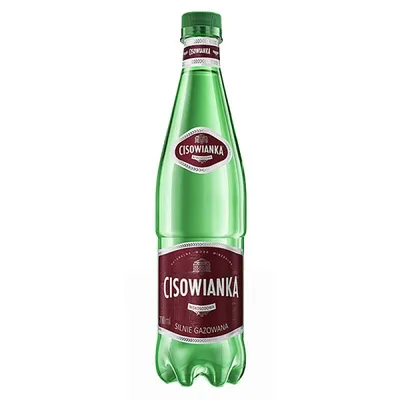 Woda silnie gazowana butelka plastikowa CISOWIANKA 0,7l