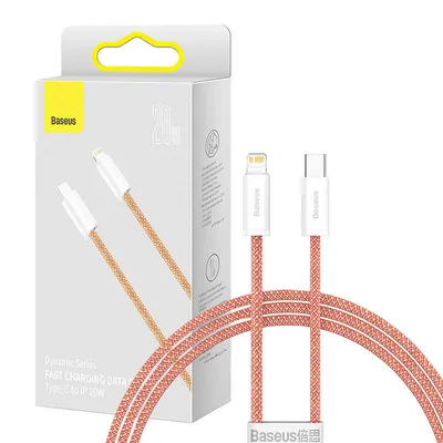 Kabel usb-c do lightning Baseus dynamic series, 20w, 1m (pomarańczowy)