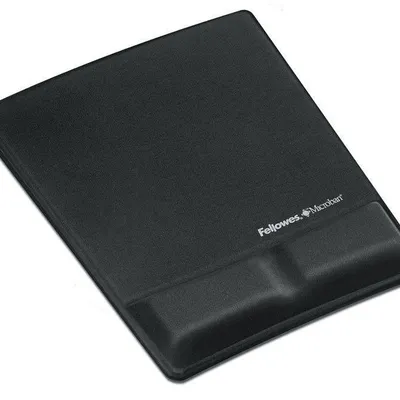 Podkładka pod mysz&nadgarstek Fellowes health-v 9181201 czarna