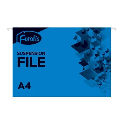 Teczka zawieszana a4 FOROFIS 91614 niebieska karton 200g/m2