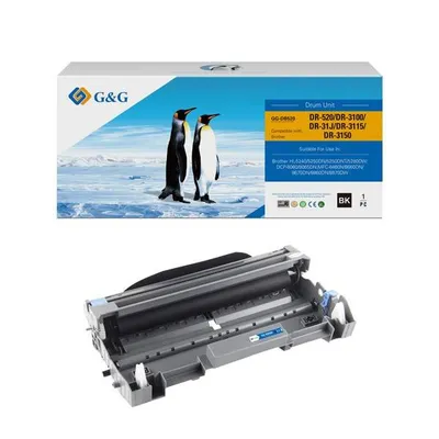 G&g kompatybilny bęben z dr3100, black, 25000s, dla brother hl-5240, 5250dn, 5070dn, 5280dw, 5270dn