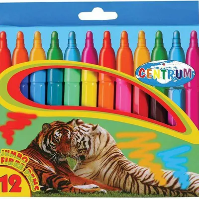Flamastry CENTRUM jumbo zoo 81852 mix*12