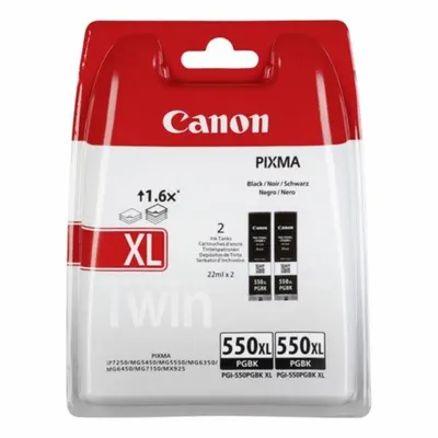 Canon oryginalny ink / tusz 6431b005, xl black, blistr z ochroną, 2x22ml, CANON 2-pack maxify mg6650, pixma ip8750, ix6850, mg5550