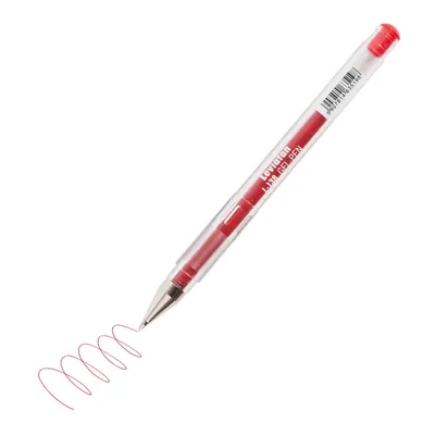 Długopis żelowy LEVIATAN l-138 czerwony