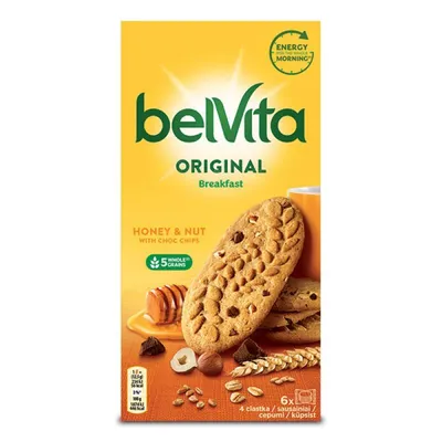 Ciastka choney&nuts BELVITA 300g