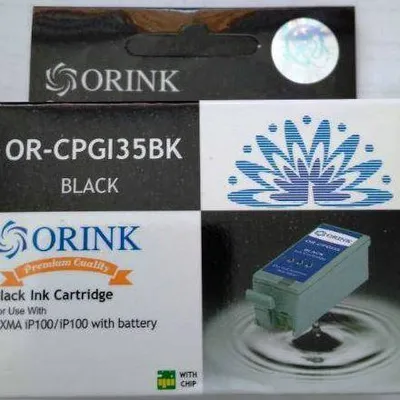 Tusz zamienny ORINK pg35bk 1509b001 czarny 9 ml
