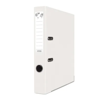 Segregator a4/50mm basic-s z szyną biały