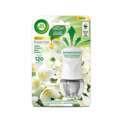Odświeżacz powietrza urządzenie + wkład air wick electric białe kwiaty 19ml