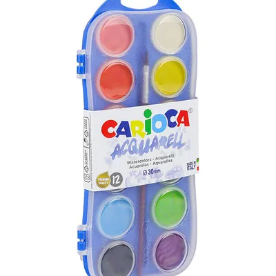 Farby wodne Carioca 42400 170-2720 12kol